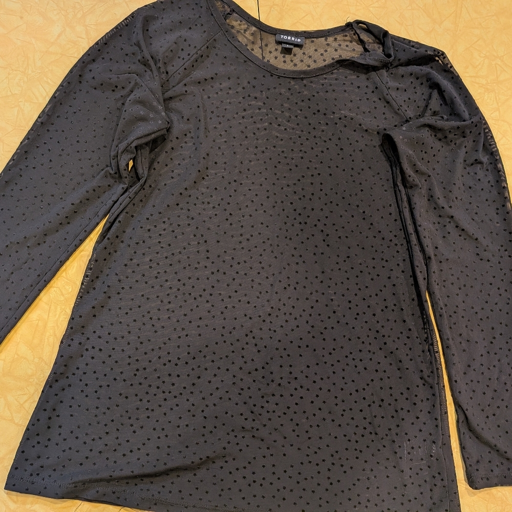 Torrid Stars See-through Shirt